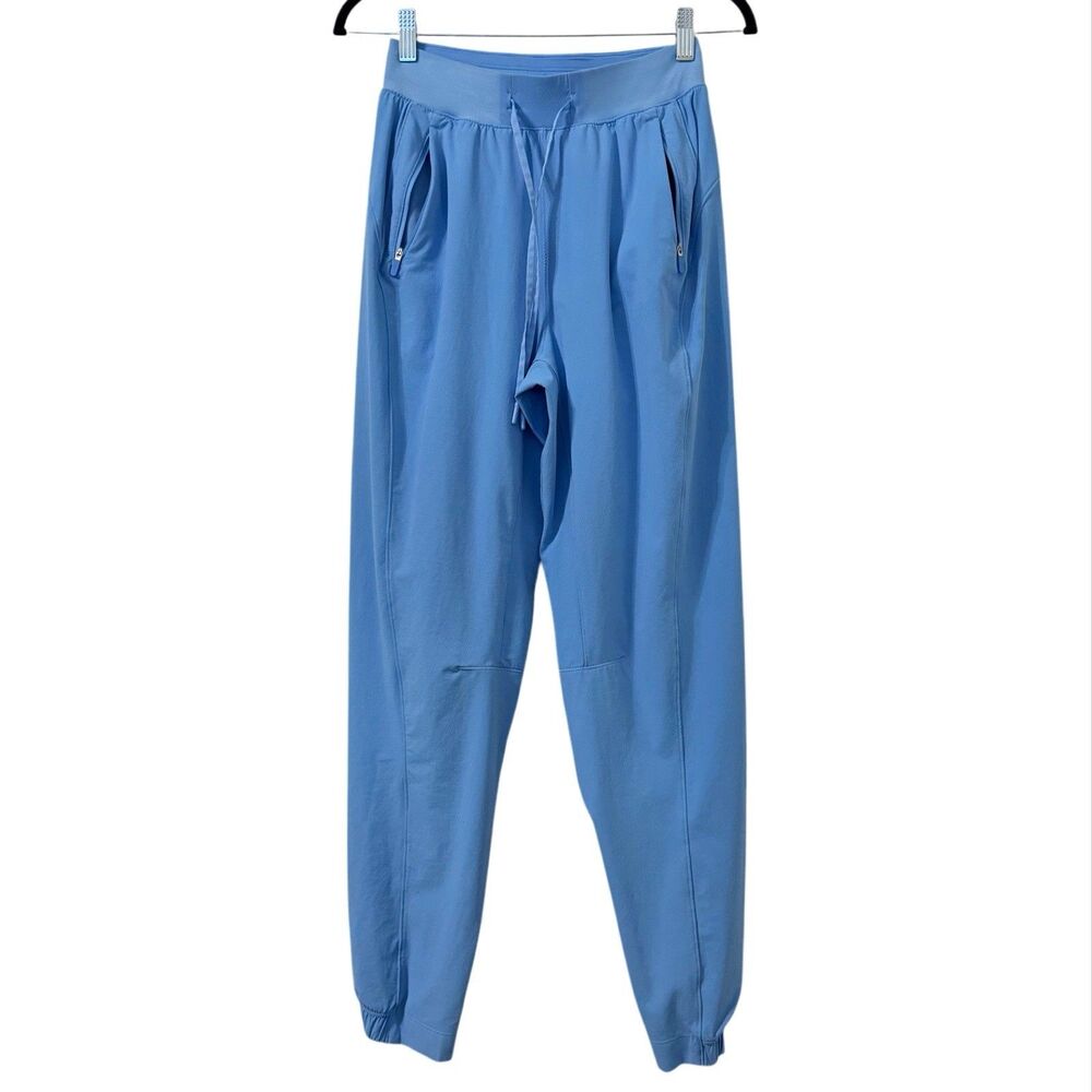 Lululemon License to Train HR Pant Joggers Womens Size 4 Aero Blue Preppy Gym